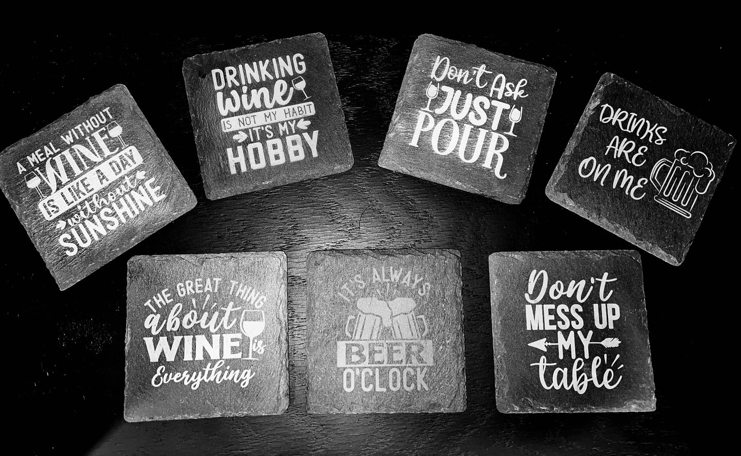 Coaster Slate set of 4